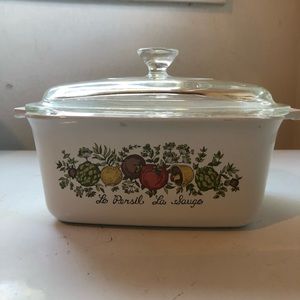 CorningWare Spice of Life Small Loaf Pan with Lid